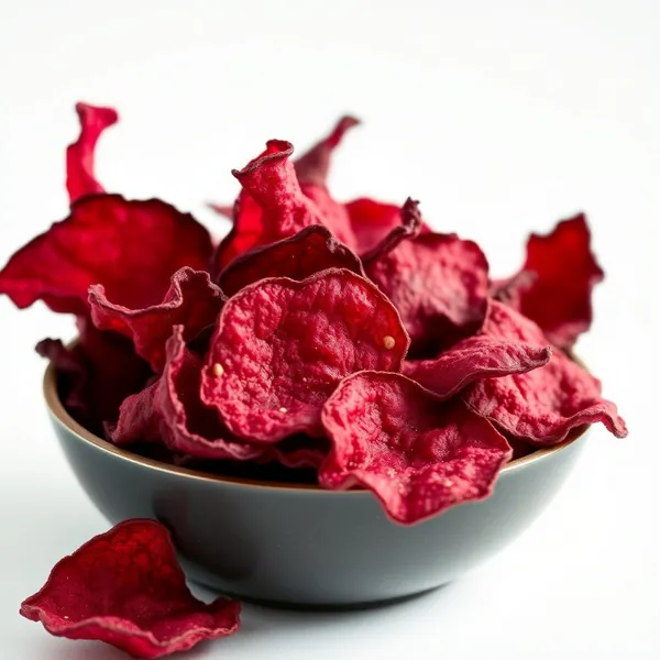 Luftgepoppten Rote-Bete-Chips
