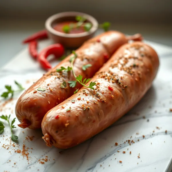 Scharfe Andouille-Wurst
