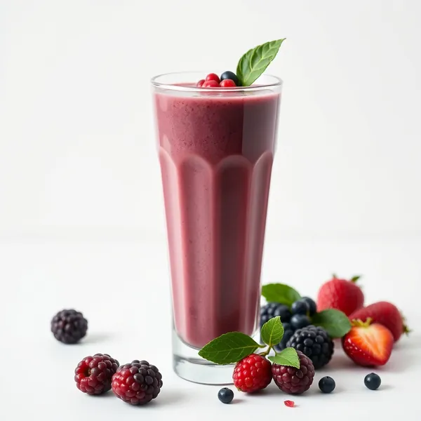 Batido Antioxidante de Açaí e Leite de Caju