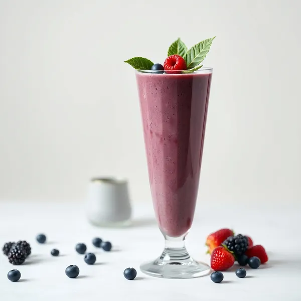 Batido Antioxidante de Açaí e Iogurte Grego