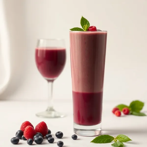 Antioxidant Acai Pea Milk Smoothie