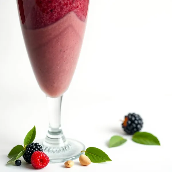 Antioxidantischer Acai-Pistazienmilch-Smoothie
