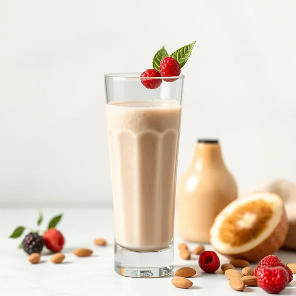 Antioxidant Almond Butter Rice Milk Smoothie