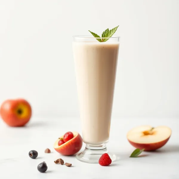 Smoothie Antioxydant Pomme et Lait de Cannabis