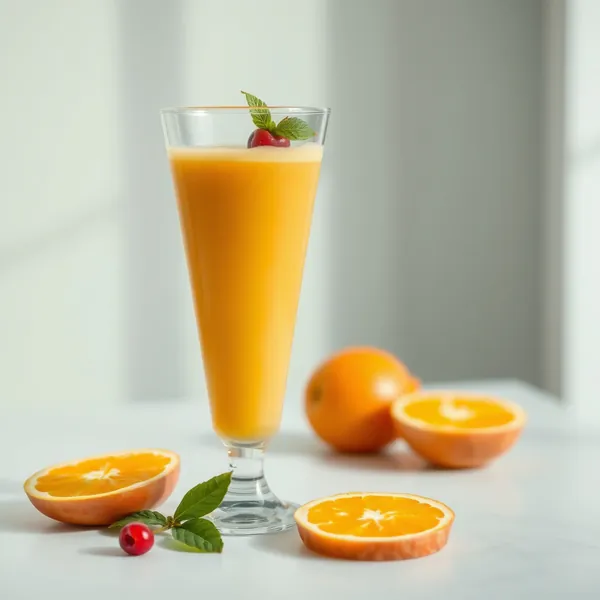 Smoothie Antioxydant de Jus de Pomme et d'Orange