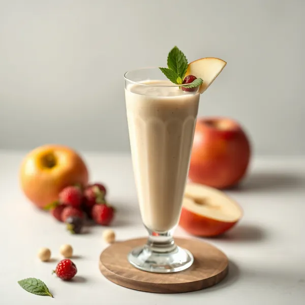 Batido Antioxidante de Manzana y Leche de Guisante