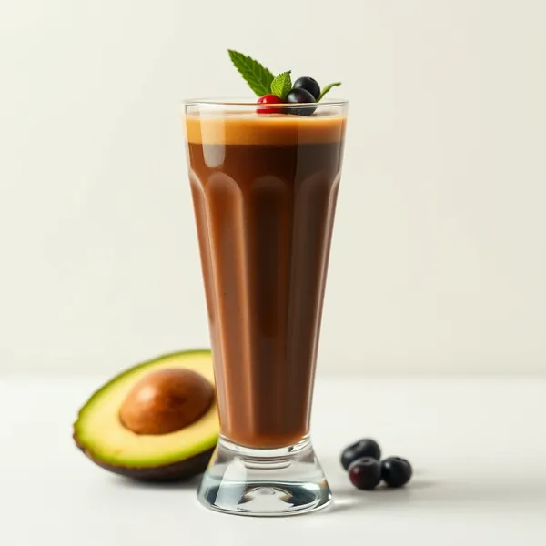 Batido de Aguacate Antioxidante y Café Frío