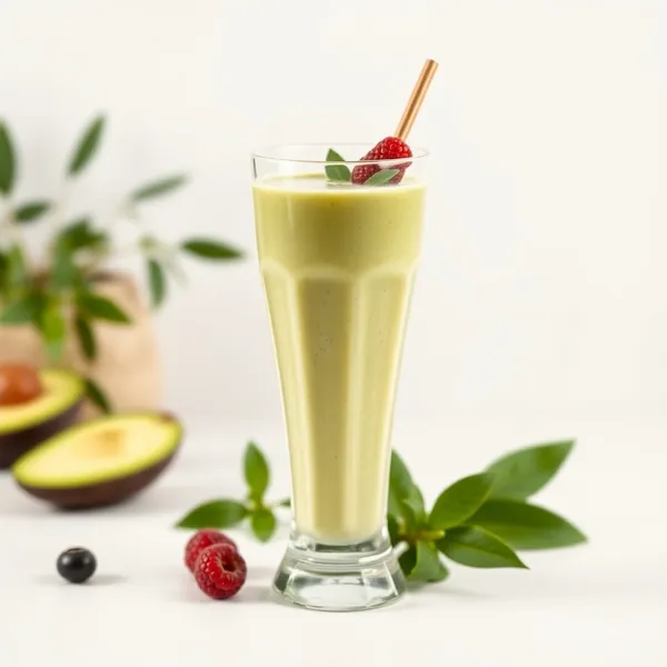 Smoothie Antioxidante de Abacate e Leite de Cânhamo