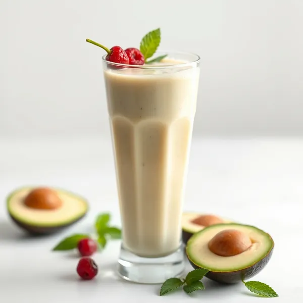 Antioxidant Avocado Kefir Milk Smoothie