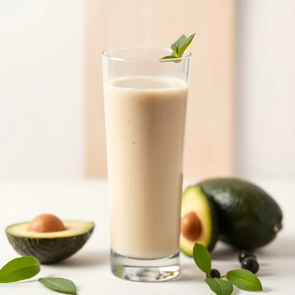 Antioxidant Avocado Macadamia Milk Smoothie