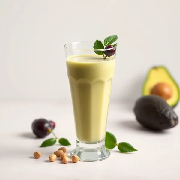 Smoothie Antiossidante di Avocado e Latte di Pistacchio
