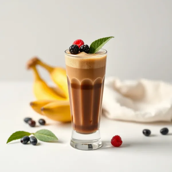 Smoothie Antioxidante de Plátano y Café Frío