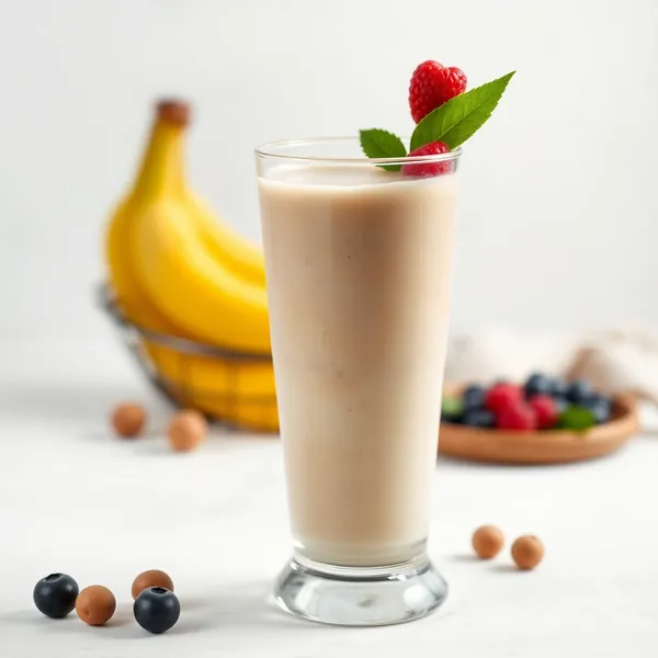 Smoothie Antioxydant Banane Lait de Noisette
