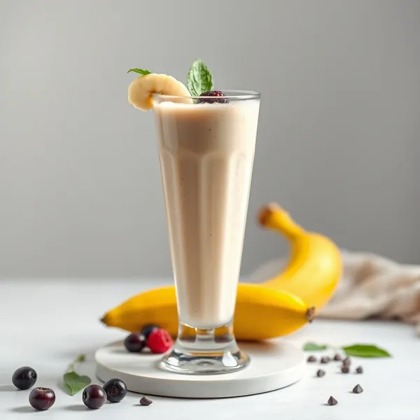 Smoothie Antioxydant Banane Lait de Cannabis