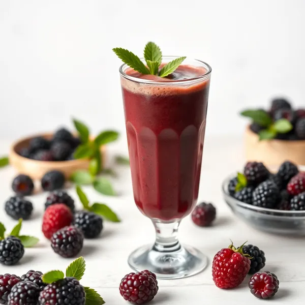 Antioxidant Blackberry Cold Brew Coffee Smoothie