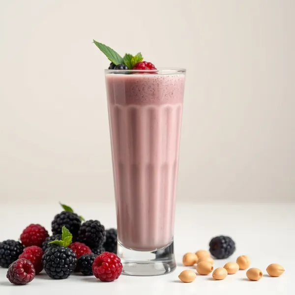 Smoothie Antiossidante di More e Latte di Macadamia