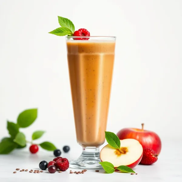 Smoothie Antioxydant de Jus de Pomme et Graines de Chia