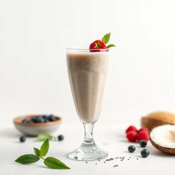Smoothie Antioxydant aux Graines de Chia et Eau de Coco