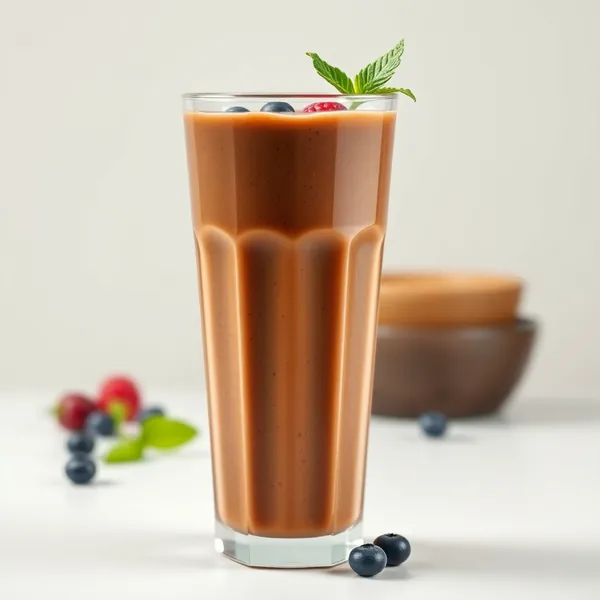 Smoothie mit Kaltem Kaffee und Antioxidantischen Chiasamen