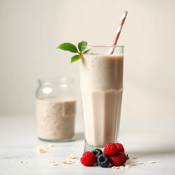 Smoothie Antioxydant aux Graines de Chia et Lait d'Avoine