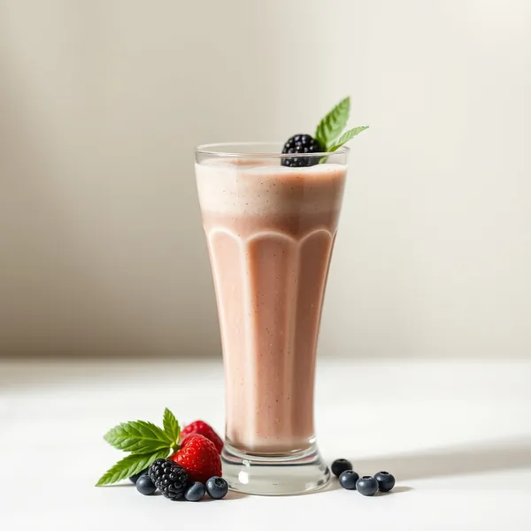 Smoothie Antioxydant aux Graines de Chia et au Lait de Pois