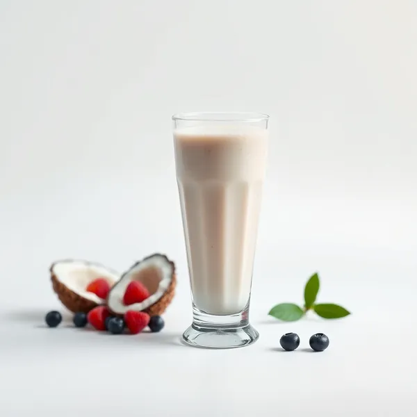 Smoothie Antioxydant au Lait de Coco et Cannabis