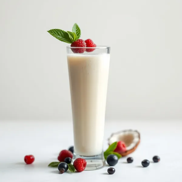 Antioxidativer Kokos-Macadamia-Milch-Smoothie