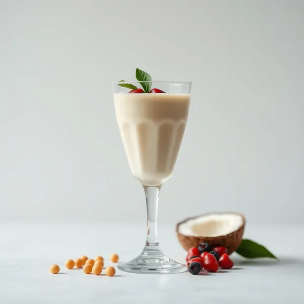Smoothie Antiossidante al Cocco e Latte di Piselli