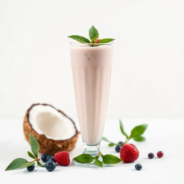 Smoothie Antiossidante al Latte di Cocco e Spelta
