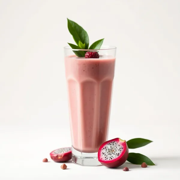 Antioxidant Dragonfruit Hazelnut Milk Smoothie