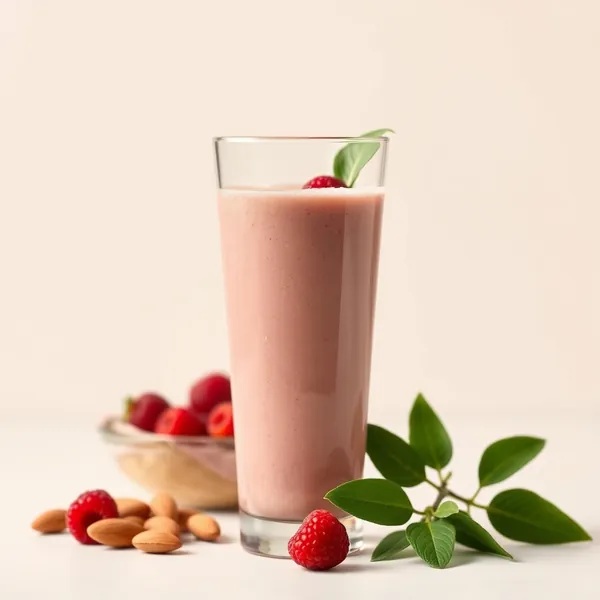Batido Antioxidante de Jengibre, Almendra y Leche de Coco