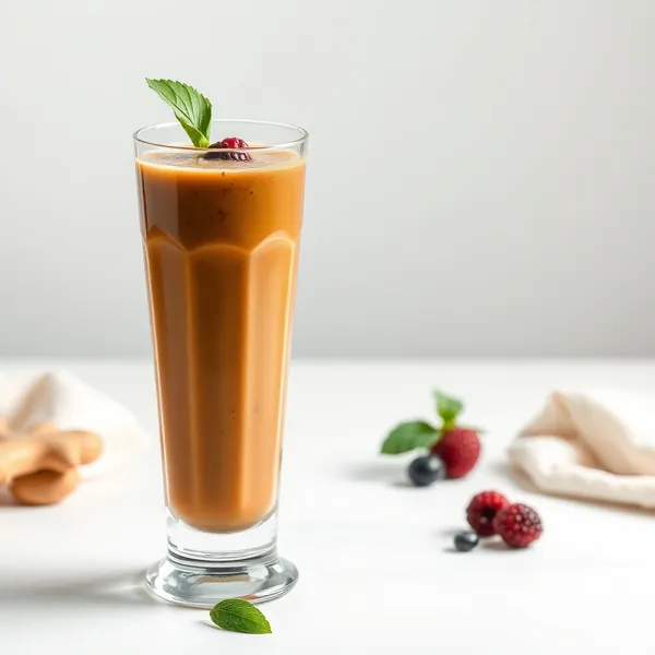Smoothie al Caffè Freddo e Zenzero Antiossidante