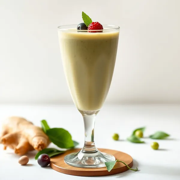 Smoothie Antiossidante di Zenzero e Latte di Piselli
