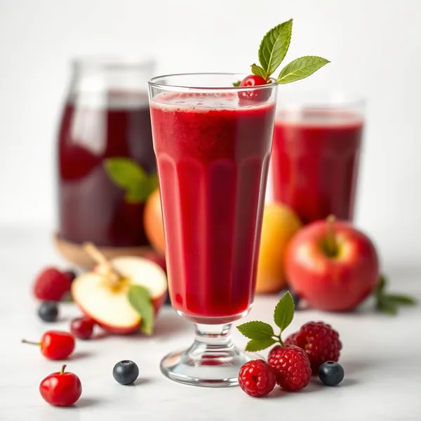 Antioxidant Goji Berry Apple Juice Smoothie