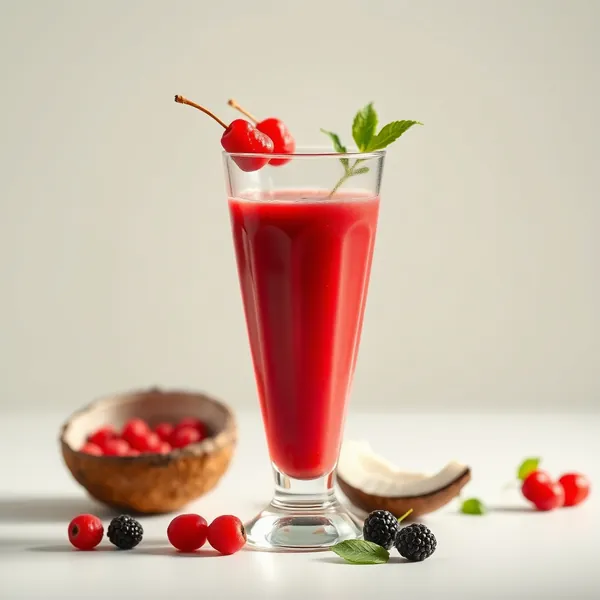 Smoothie Antioxydant Baie Goji et Eau de Coco