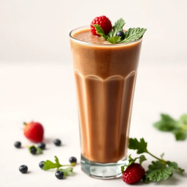 Smoothie de Kale au Café Froid Antioxydant