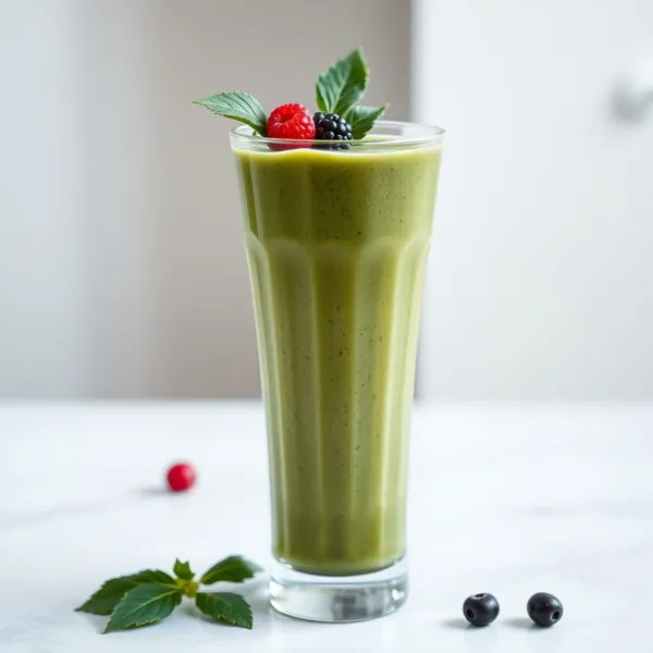 Smoothie Antioxydant au Kale et Thé Matcha