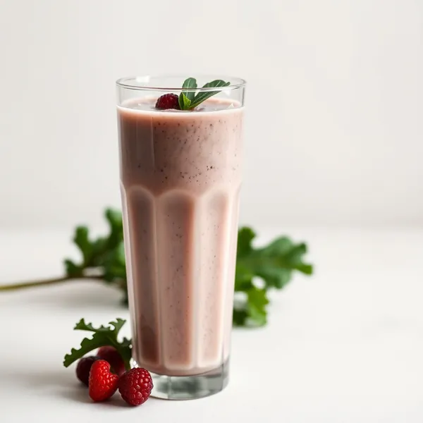 Batido de Col Rizada y Leche de Espelta