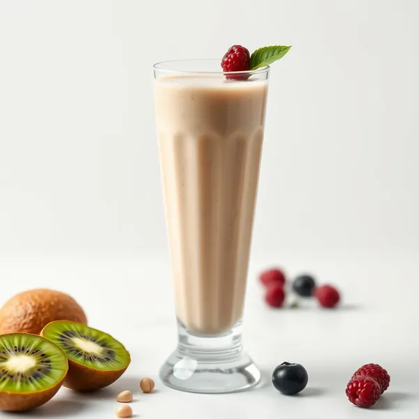 Antioxidant Kiwi Hazelnut Milk Smoothie