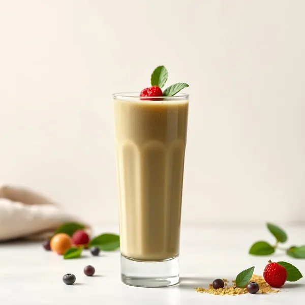 Smoothie Antioxydant au Matcha et Lait de Noisette