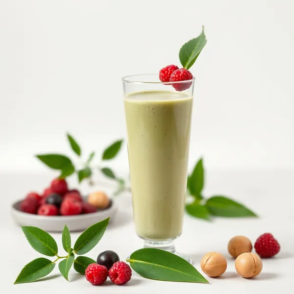Smoothie Antiossidante al Matcha e Latte di Macadamia