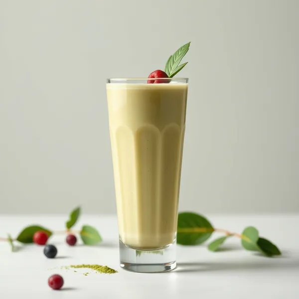 Frullato Antiossidante al Matcha e Latte di Farro