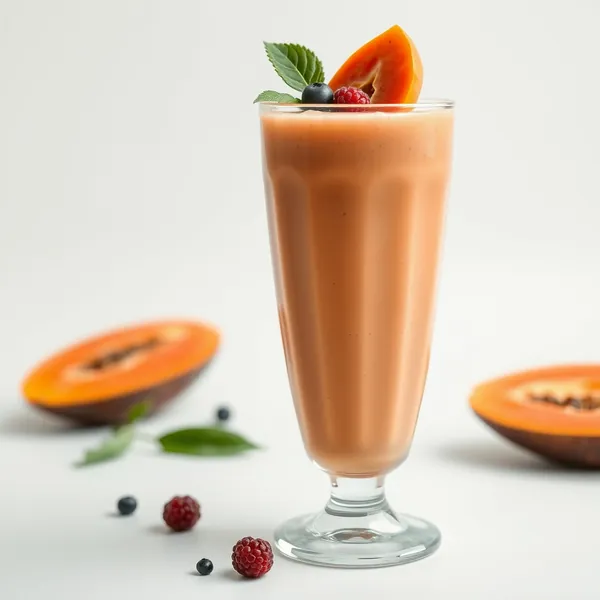 Smoothie Antioxydant à la Papaye et au Lait de Chanvre