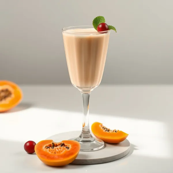 Smoothie Antiossidante alla Papaya e Latte di Macadamia