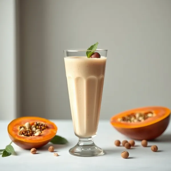 Smoothie Antiossidante di Papaya e Pistacchio