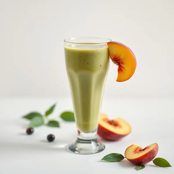 Smoothie Antioxydant à la Pêche et Matcha