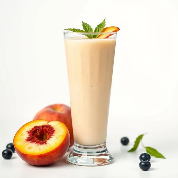 Antioxidant Peach Rice Milk Smoothie