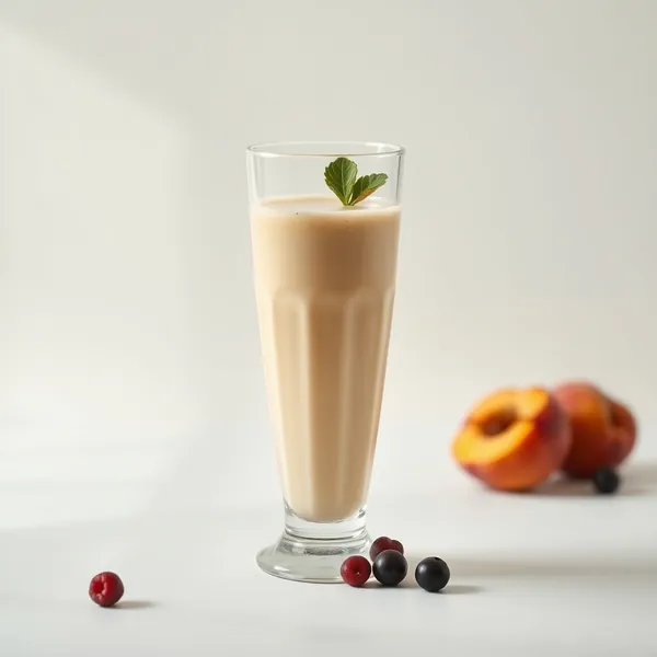 Antioxidant Peach Spelt Milk Smoothie