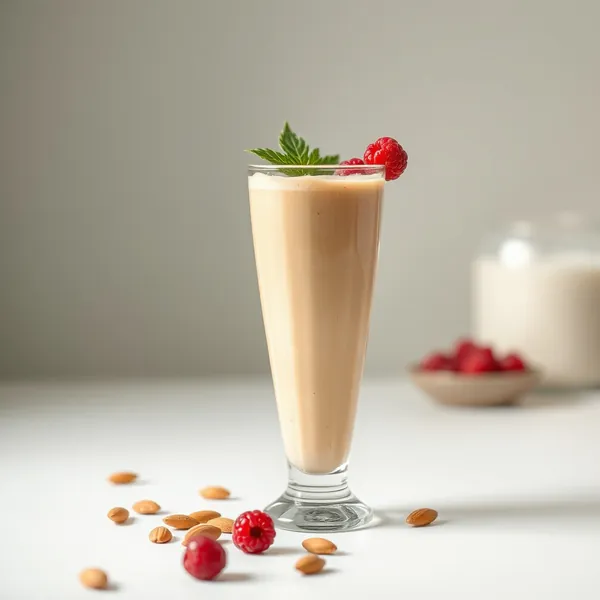Antioxidant Peanut Butter Almond Coconut Milk Smoothie