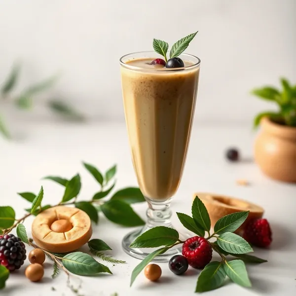 Smoothie Antioxydant au Beurre de Cacahuète et Matcha